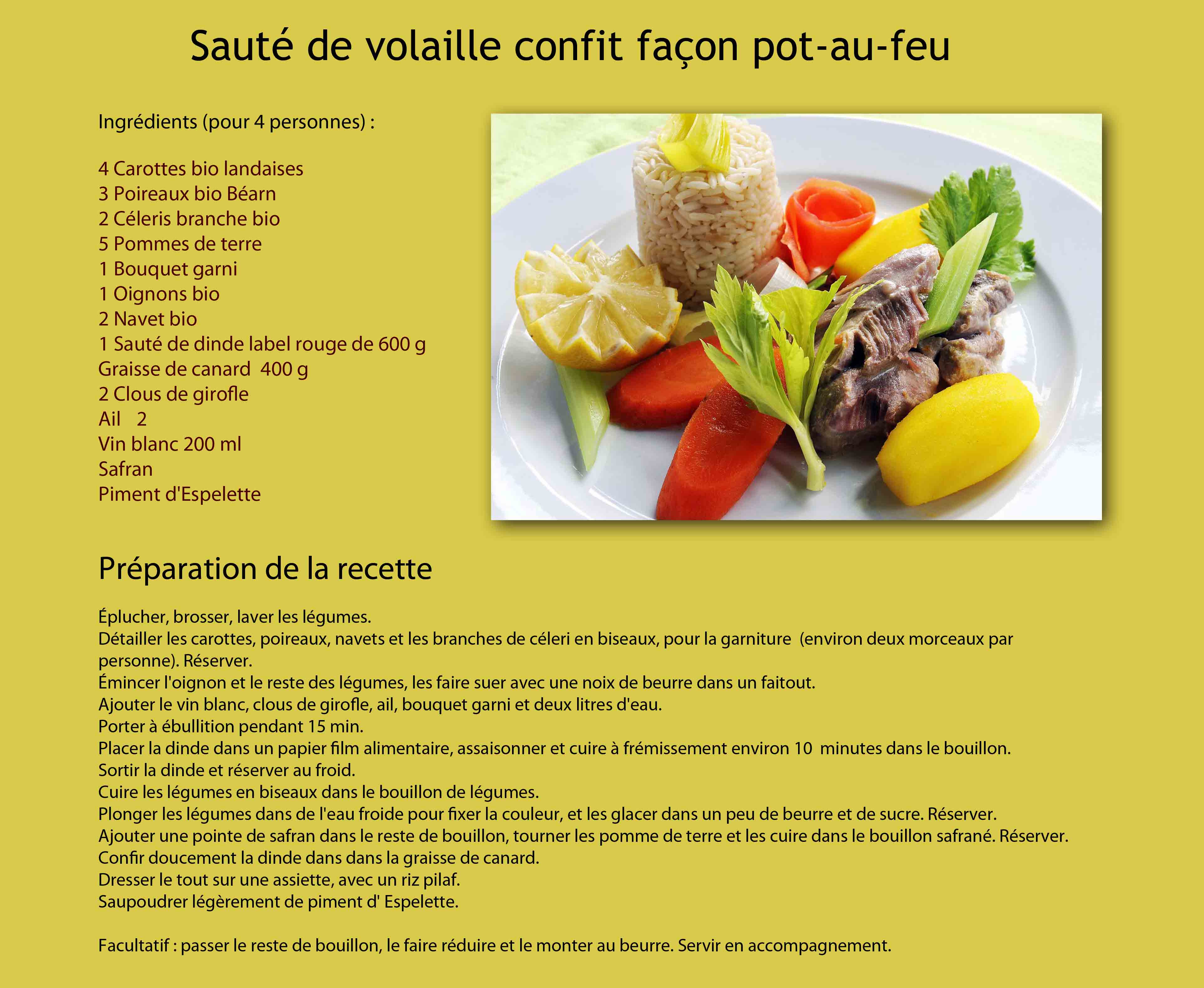 recette mixée pour personnes agées