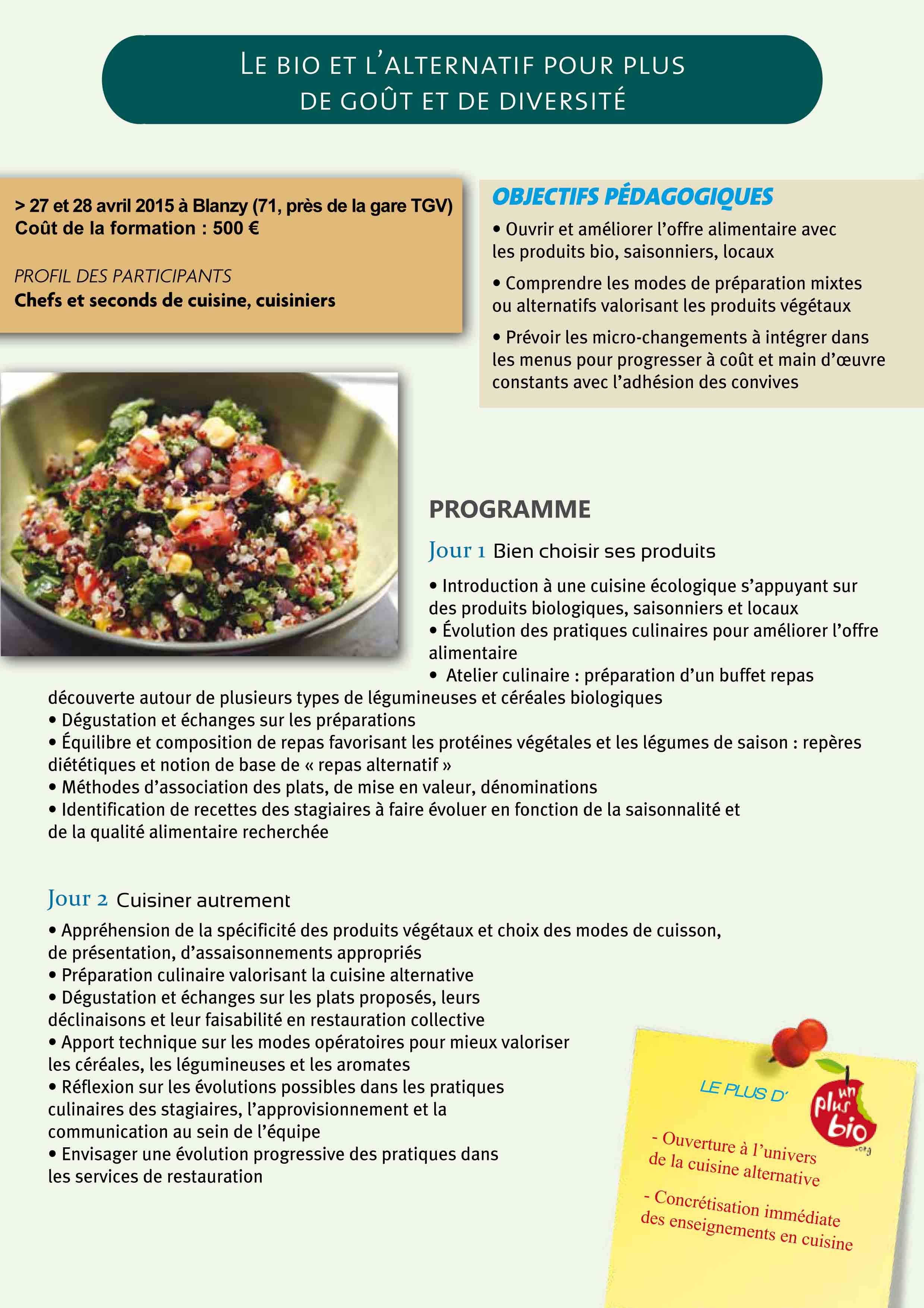 VALERIE CUPILLARD Consulting culinaire Conseil et formation cuisine bio