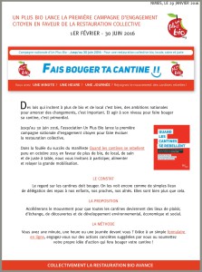 Un Plus Bio Communiqué de presse Fais bouger ta cantine !-vignette