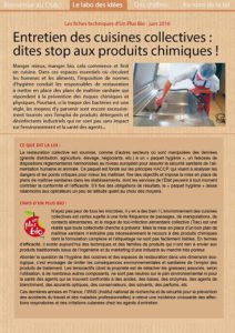 Fiche technique produits entretien Un Plus Bio