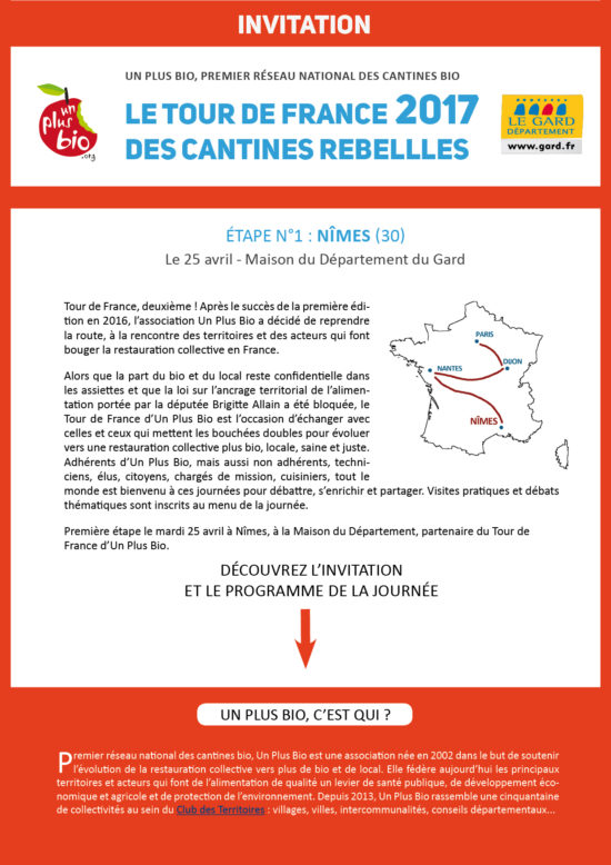 Tour de France des cantines rebelles Nîmes